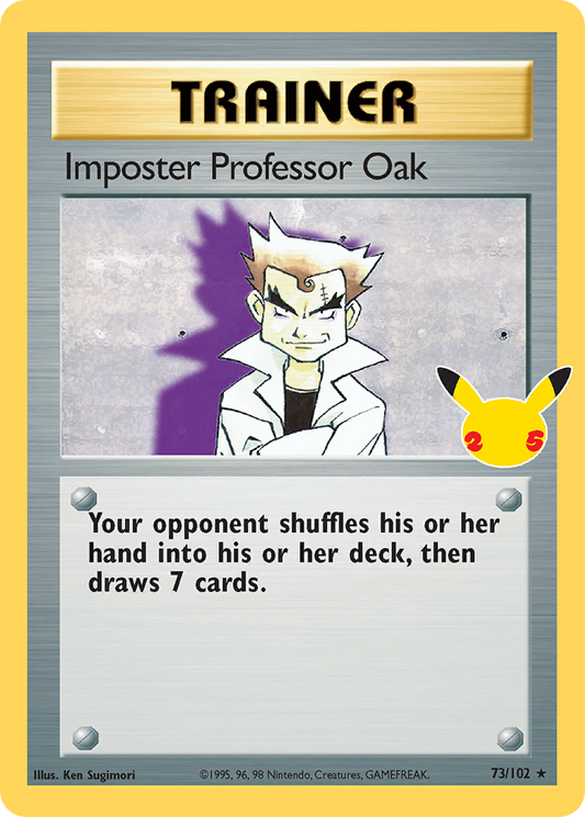 Imposter Professor Oak - 73/25 - Celebrations: Classic Collection