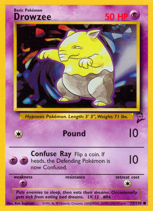 Drowzee - 073/130 - Base Set 2