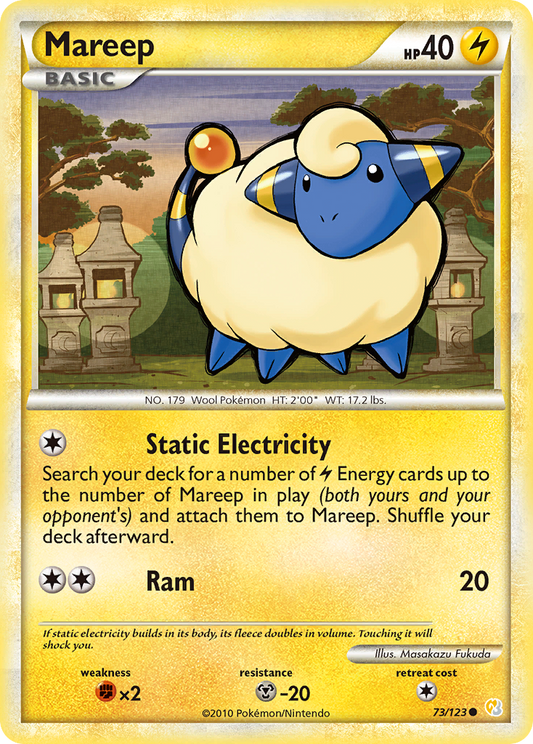 Mareep - 073/123 - HeartGold & SoulSilver