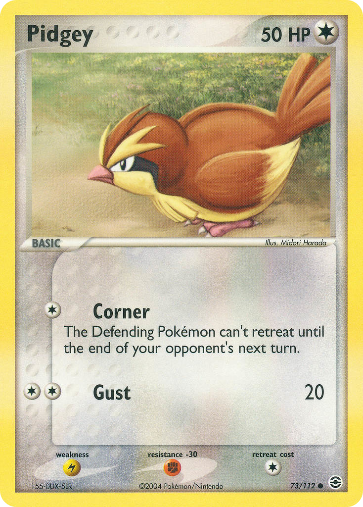 Pidgey - 073/112 - FireRed & LeafGreen