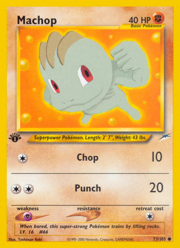 Machop - 073/105 - Neo Destiny