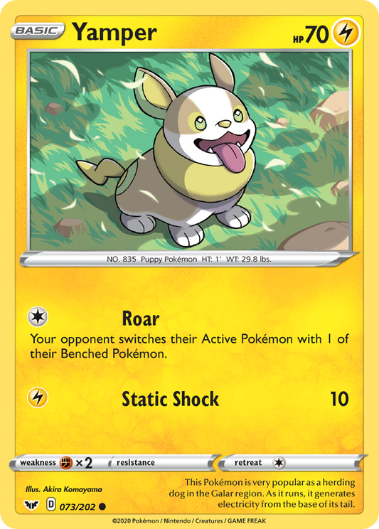 Yamper - 073/202 - Sword & Shield