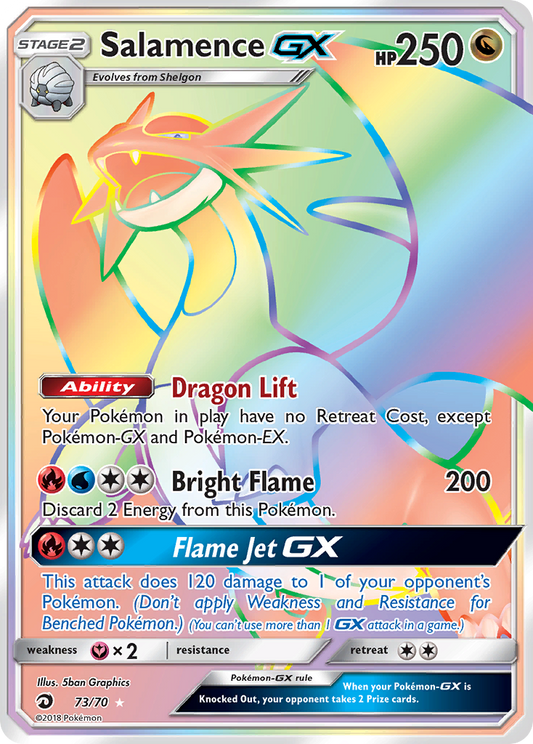 Salamence-GX - 73/70 - Dragon Majesty