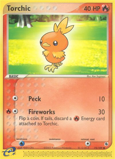 Torchic - 073/109 - Ruby & Sapphire