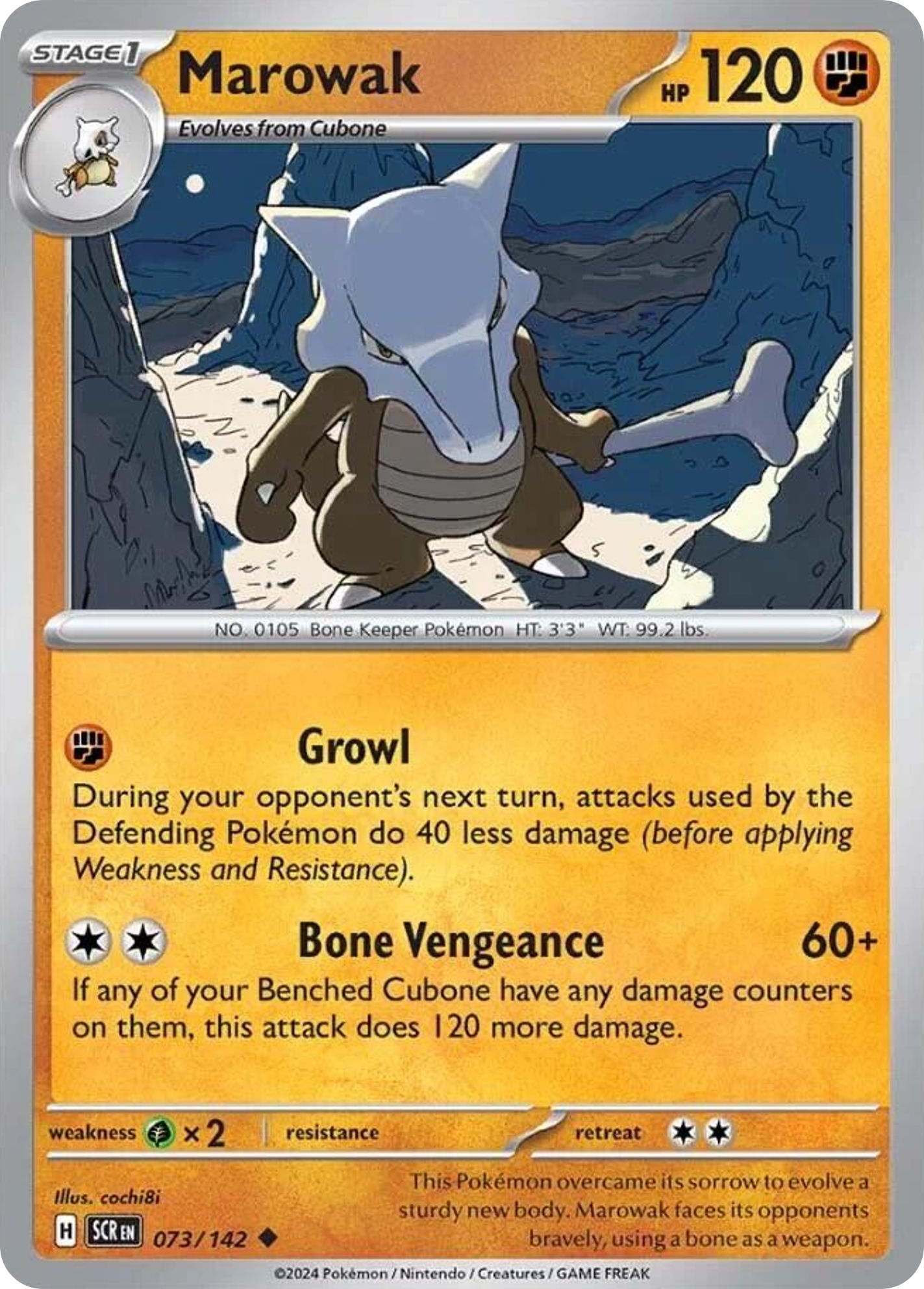 Marowak - 073/142 - Stellar Crown