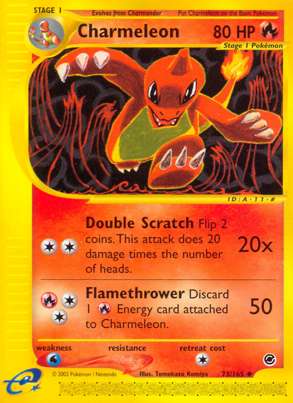 Charmeleon - 073/165 - Expedition Base Set