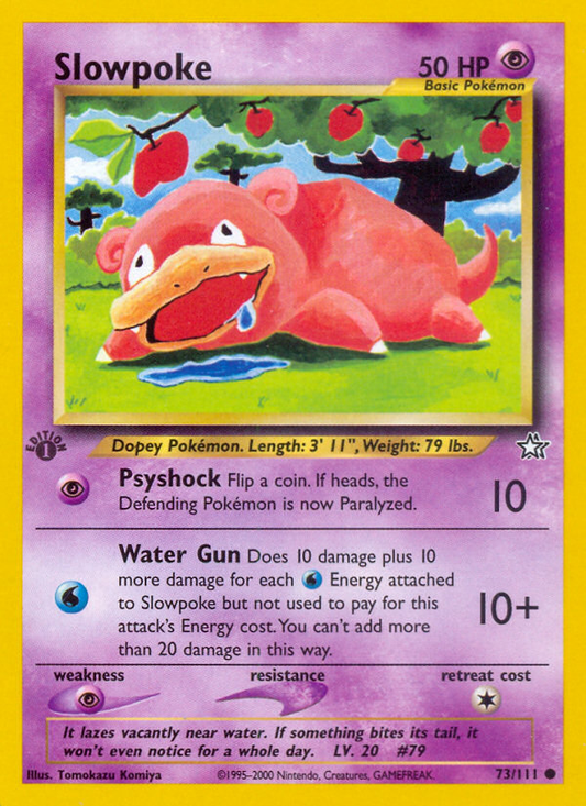 Slowpoke - 073/111 - Neo Genesis