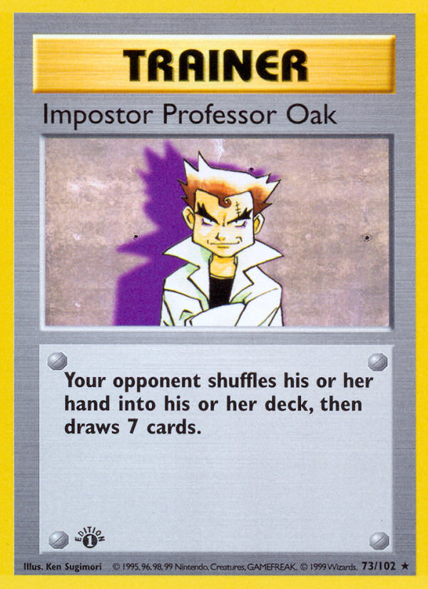 Impostor Professor Oak - 073/102 - Base