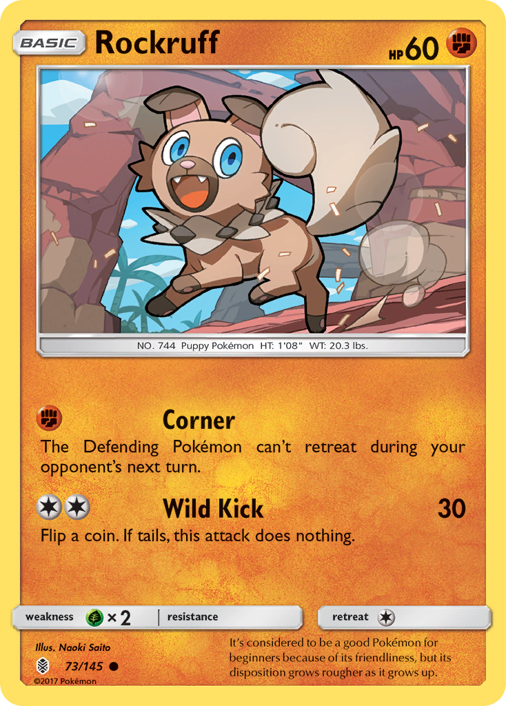 Rockruff - 073/145 - Guardians Rising