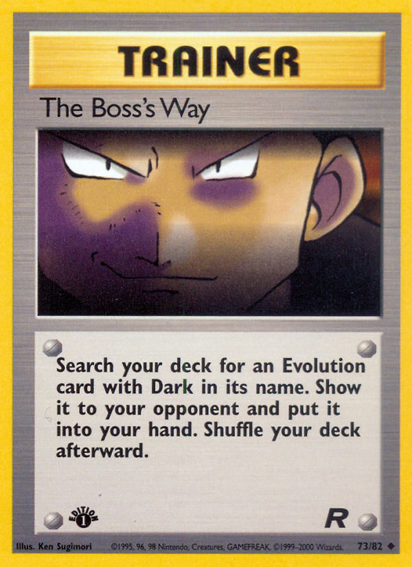 The Boss's Way - 73/82 - Team Rocket