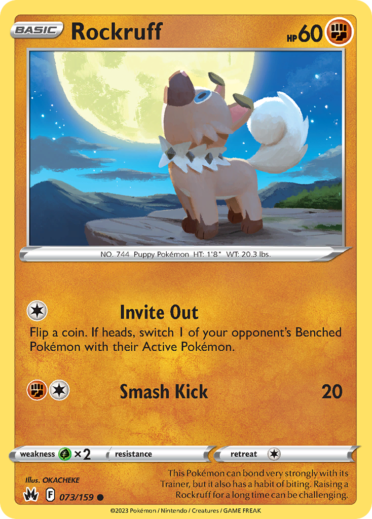 Rockruff - 073/159 - Crown Zenith