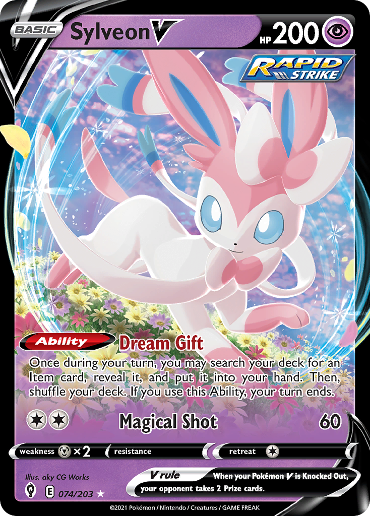 Sylveon V - 074/203 - Evolving Skies