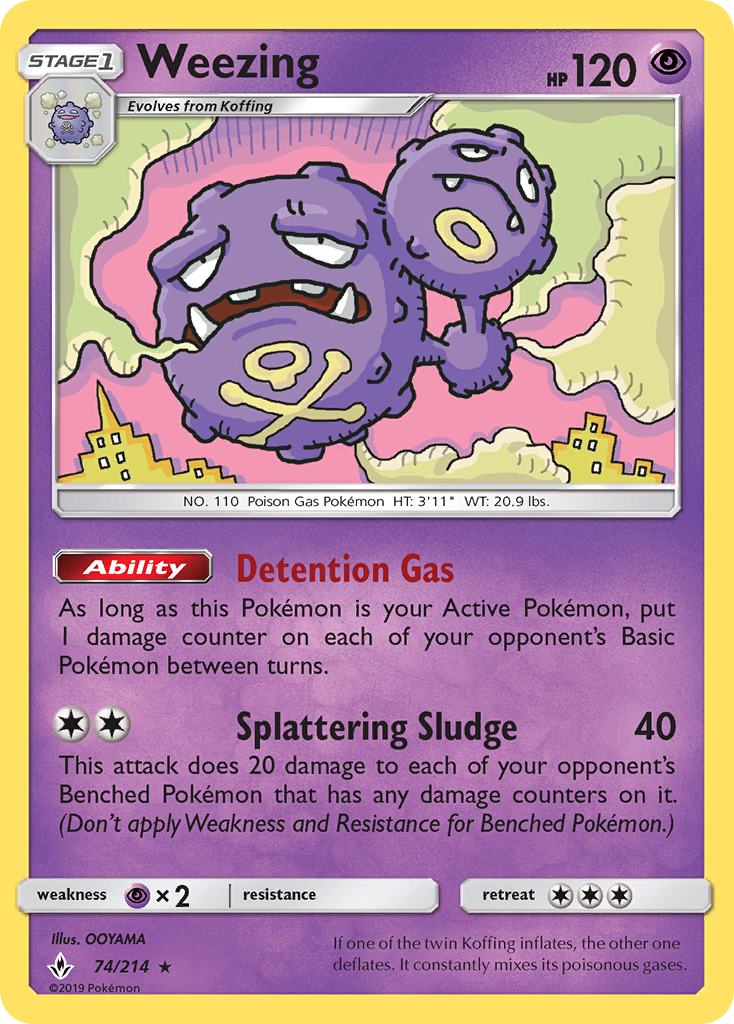 Weezing - 074/214 - Unbroken Bonds