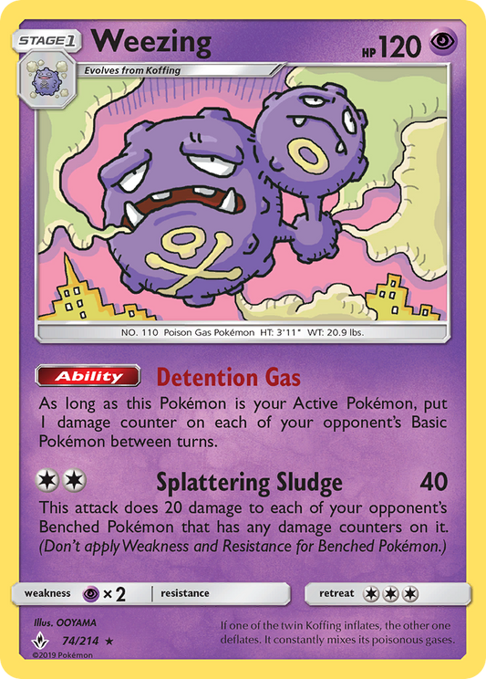 Weezing - 074/214 - Unbroken Bonds