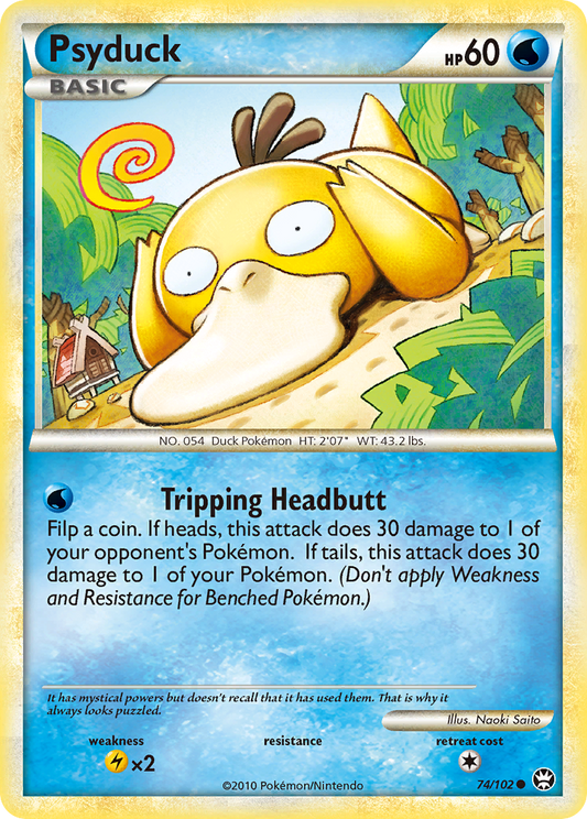 Psyduck - 074/102 - HS—Triumphant