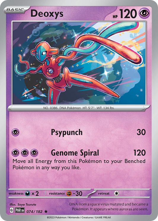 Deoxys - 074/182 - Paradox Rift