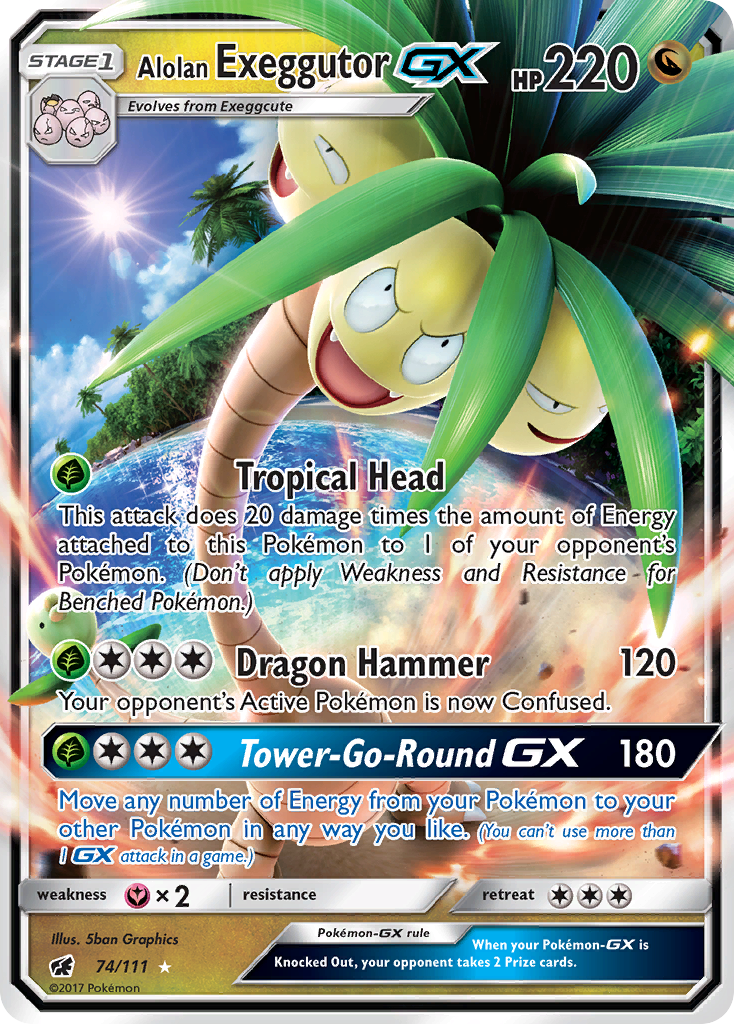 Alolan Exeggutor-GX - 074/111 - Crimson Invasion