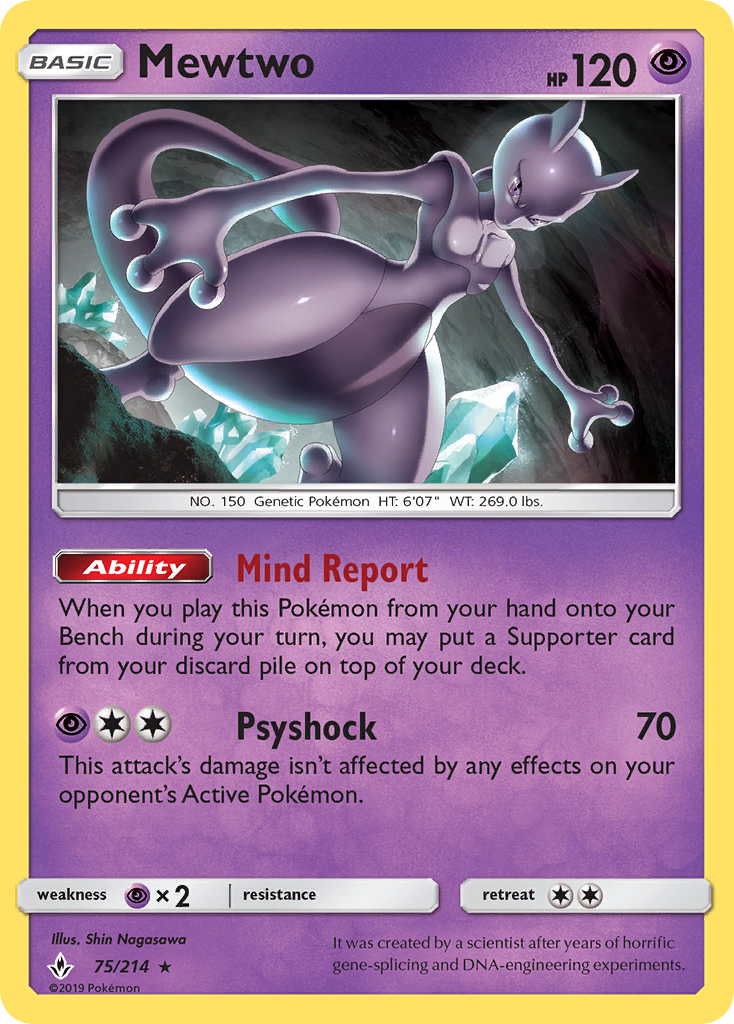 Mewtwo - 075/214 - Unbroken Bonds