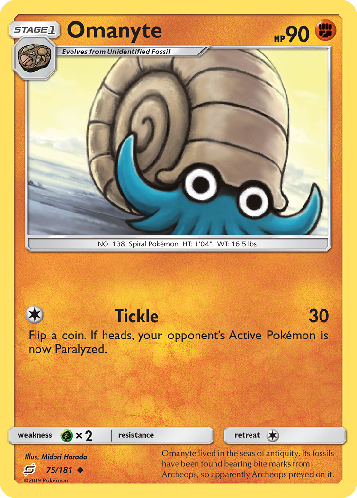 Omanyte - 075/181 - Team Up