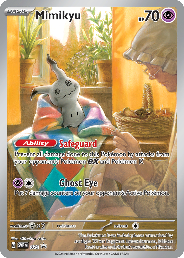 Mimikyu - 075/102 - Scarlet & Violet Black Star Promos