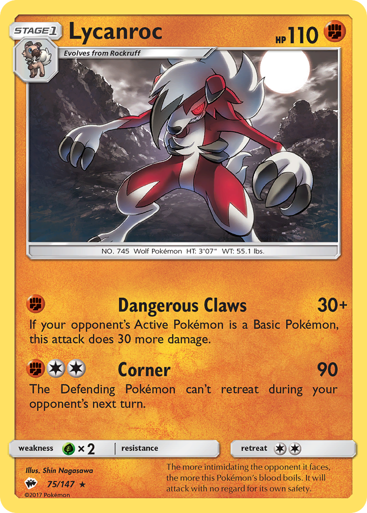 Lycanroc - 075/147 - Burning Shadows