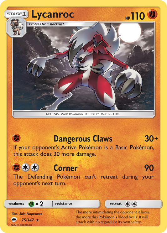 Lycanroc - 075/147 - Burning Shadows