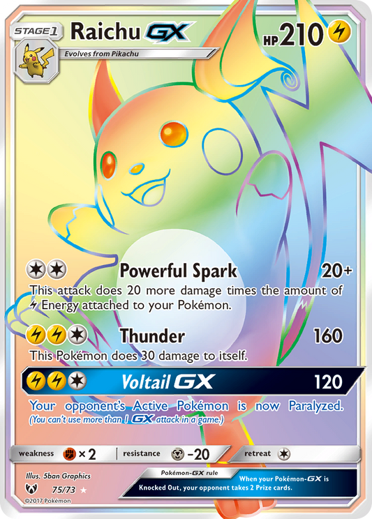 Raichu-GX - 75/73 - Shining Legends