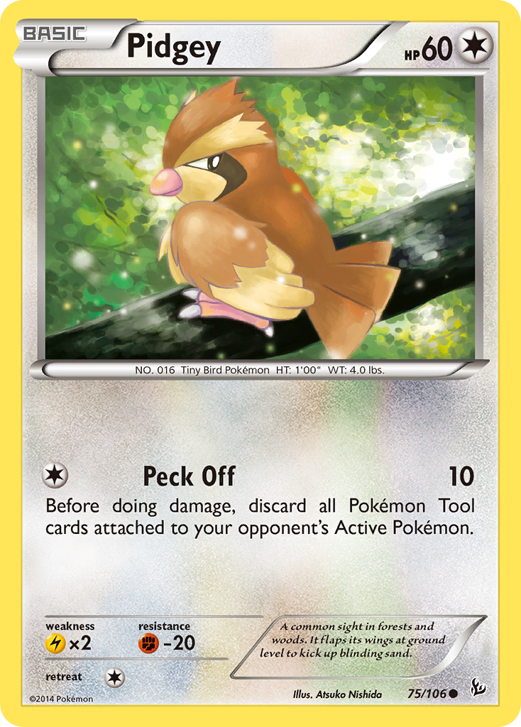 Pidgey - 075/106 - Flashfire