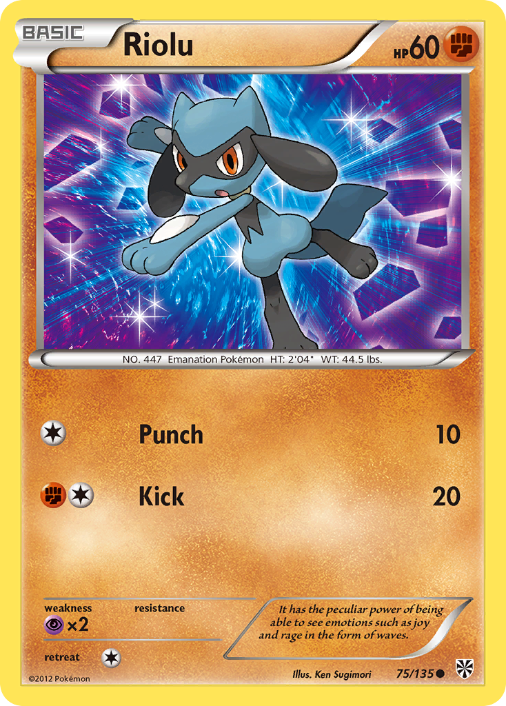 Riolu - 075/135 - Plasma Storm