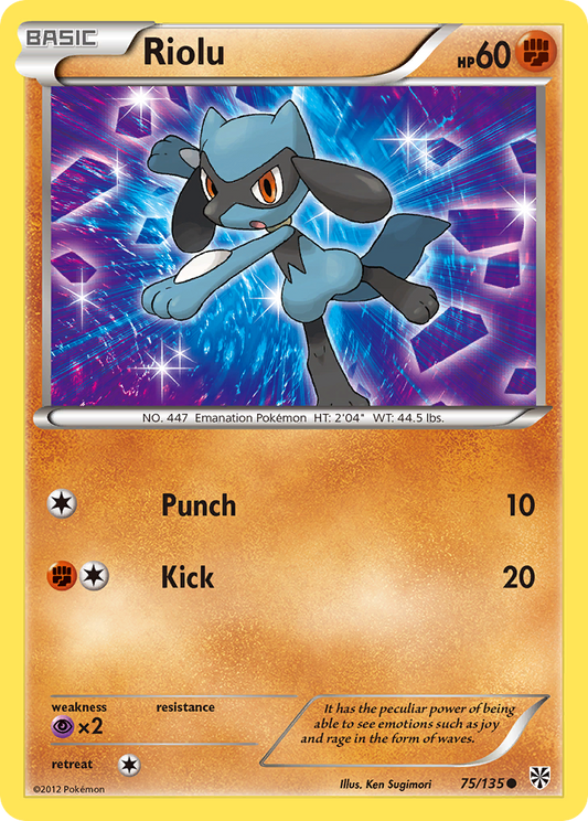 Riolu - 075/135 - Plasma Storm