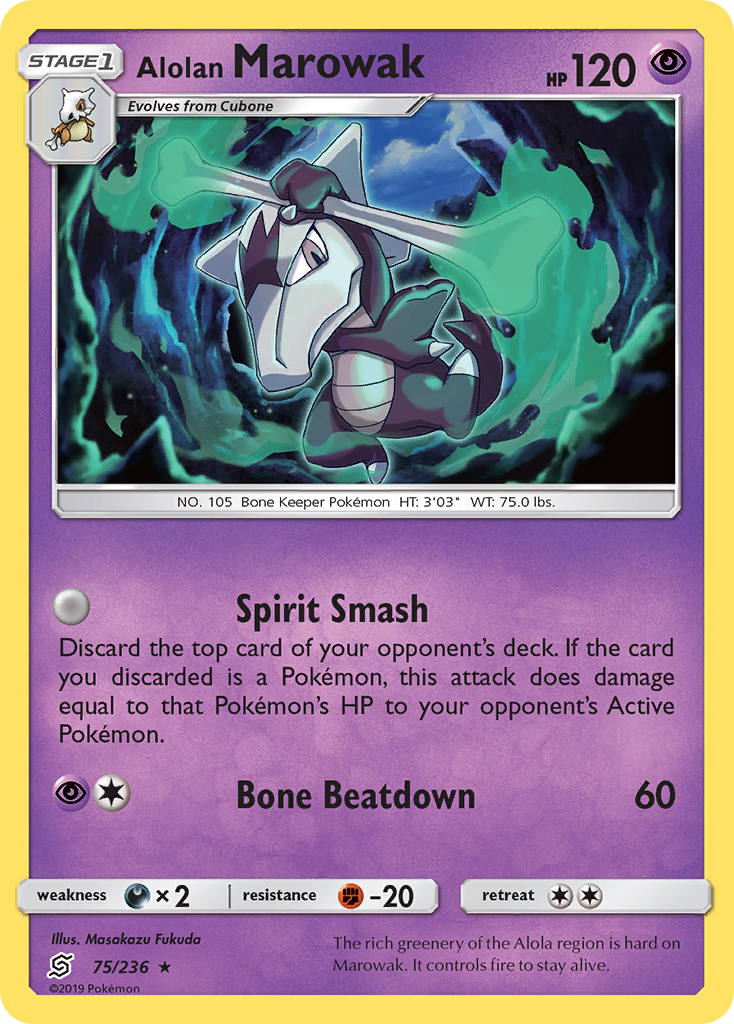 Alolan Marowak - 075/236 - Unified Minds