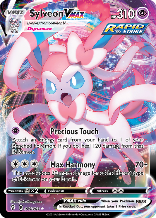 Sylveon VMAX - 075/203 - Evolving Skies