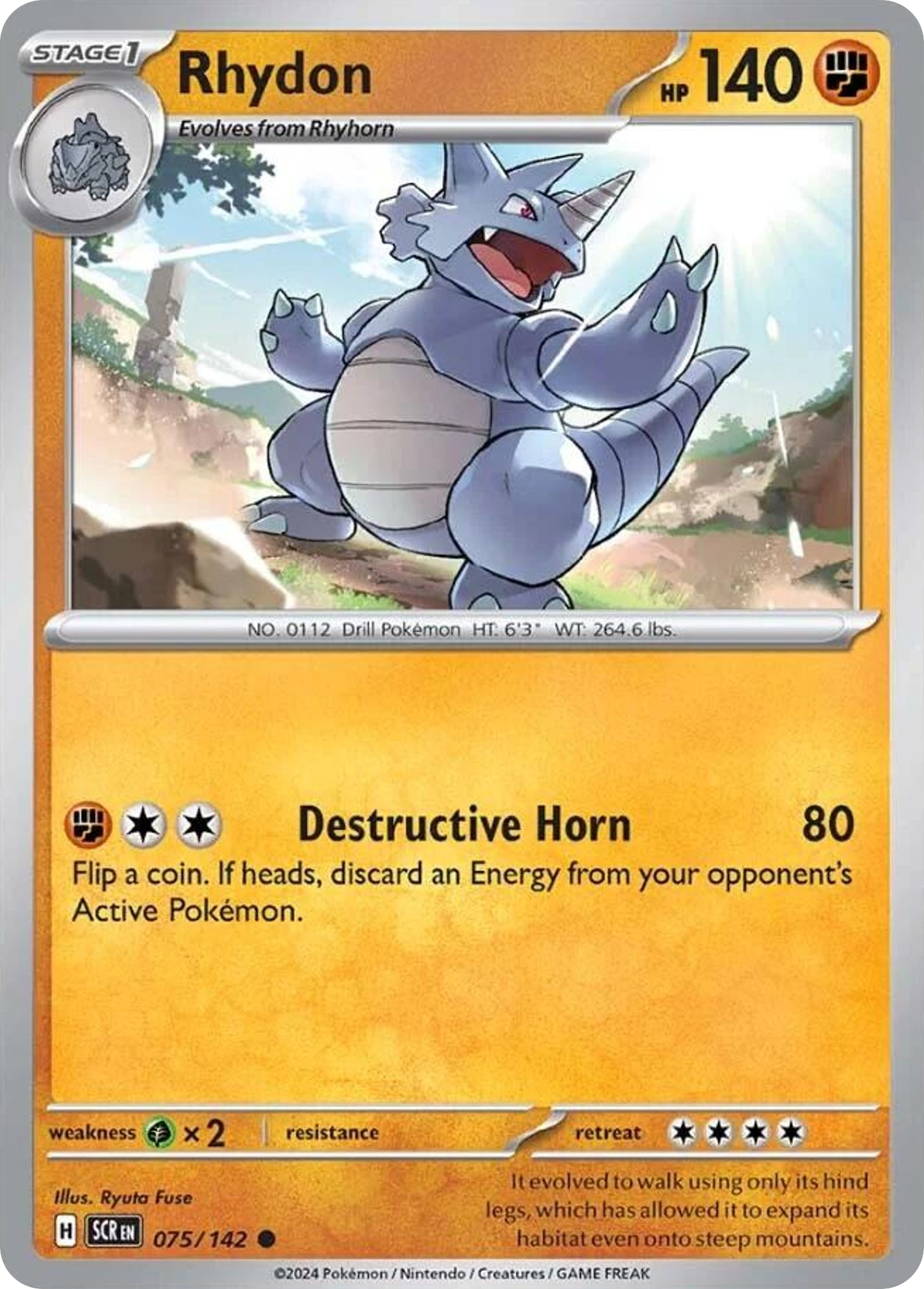 Rhydon - 075/142 - Stellar Crown