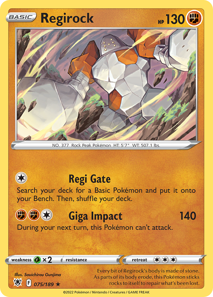 Regirock - 075/189 - Astral Radiance