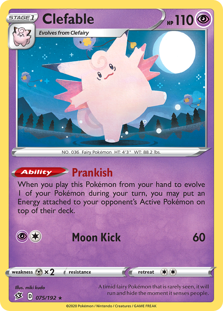 Clefable - 075/192 - Rebel Clash