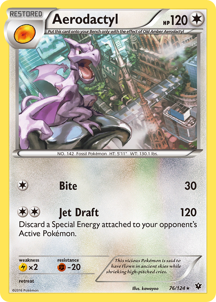 Aerodactyl - 076/124 - Fates Collide