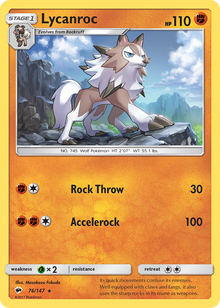 Lycanroc - 076/147 - Burning Shadows