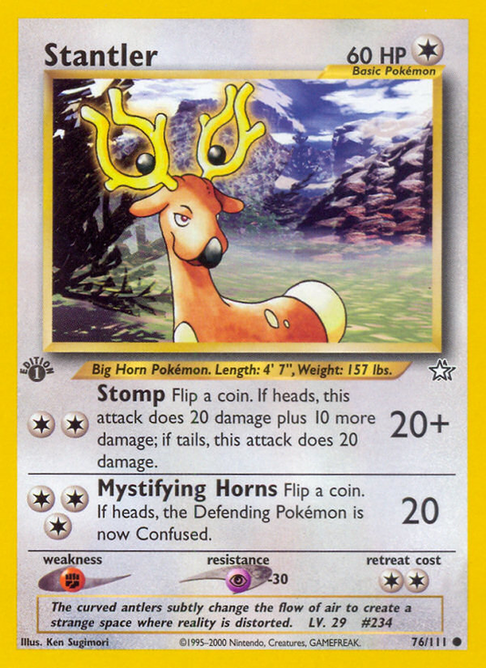 Stantler - 076/111 - Neo Genesis