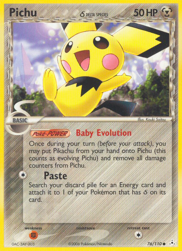 Pichu ? - 076/110 - Holon Phantoms