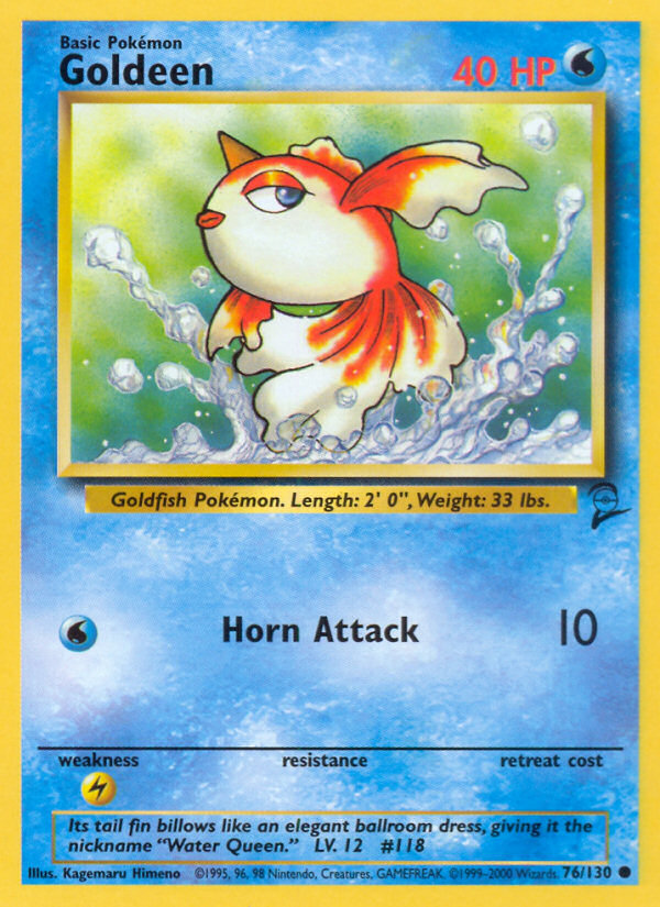 Goldeen - 076/130 - Base Set 2