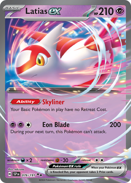 Latias ex - 076/191 - Surging Sparks