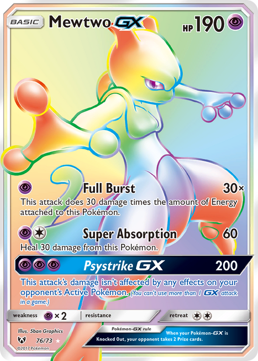 Mewtwo-GX - 76/73 - Shining Legends