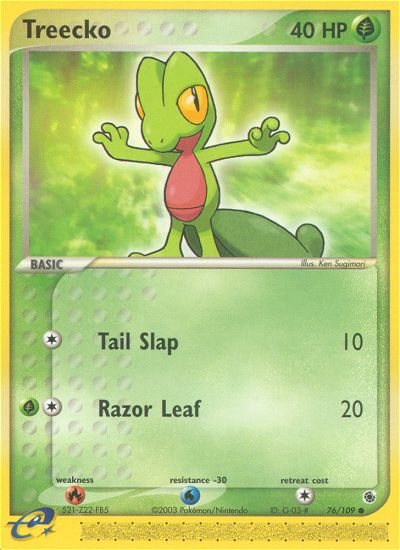 Treecko - 076/109 - Ruby & Sapphire