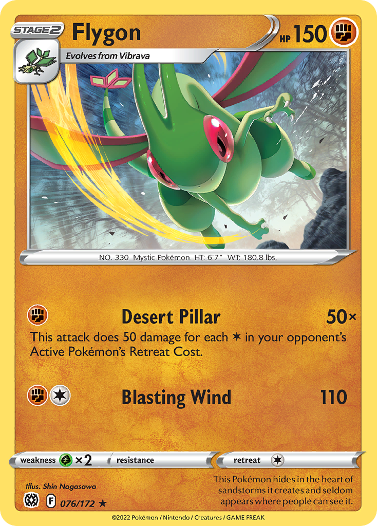 Flygon - 076/172 - Brilliant Stars