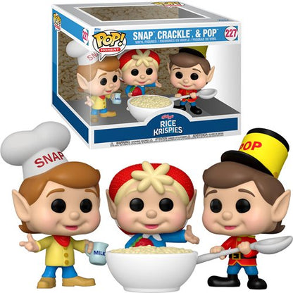 Kelloggs Rice Krispies Snap, Crackle, and Pop Funko Pop! Vinyl Moment #227