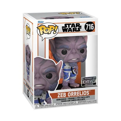 Star Wars: The Mandalorian Zeb Orrelios Funko Pop! Vinyl Figure #716 - Entertainment Earth Exclusive