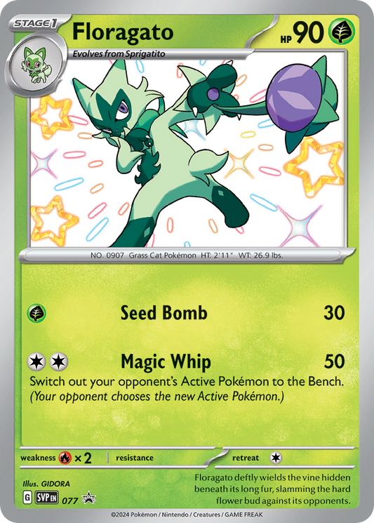 Floragato - 077/148 - Scarlet & Violet Black Star Promos