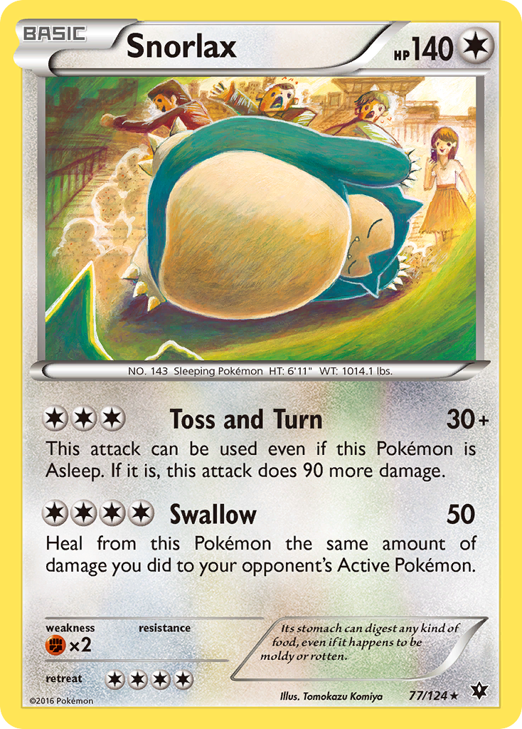 Snorlax - 077/124 - Fates Collide