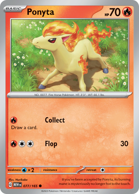 Ponyta - 077/165 - 151