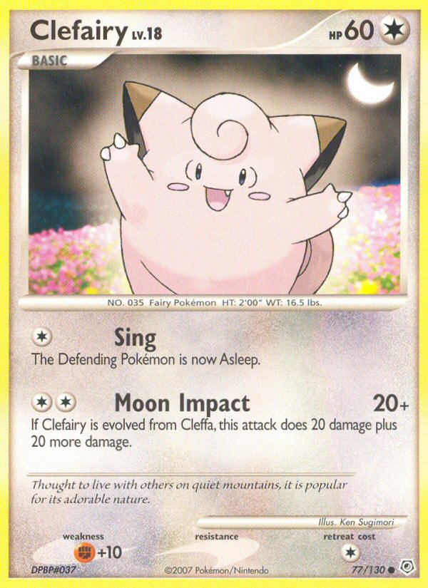 Clefairy - 077/130 - Diamond & Pearl